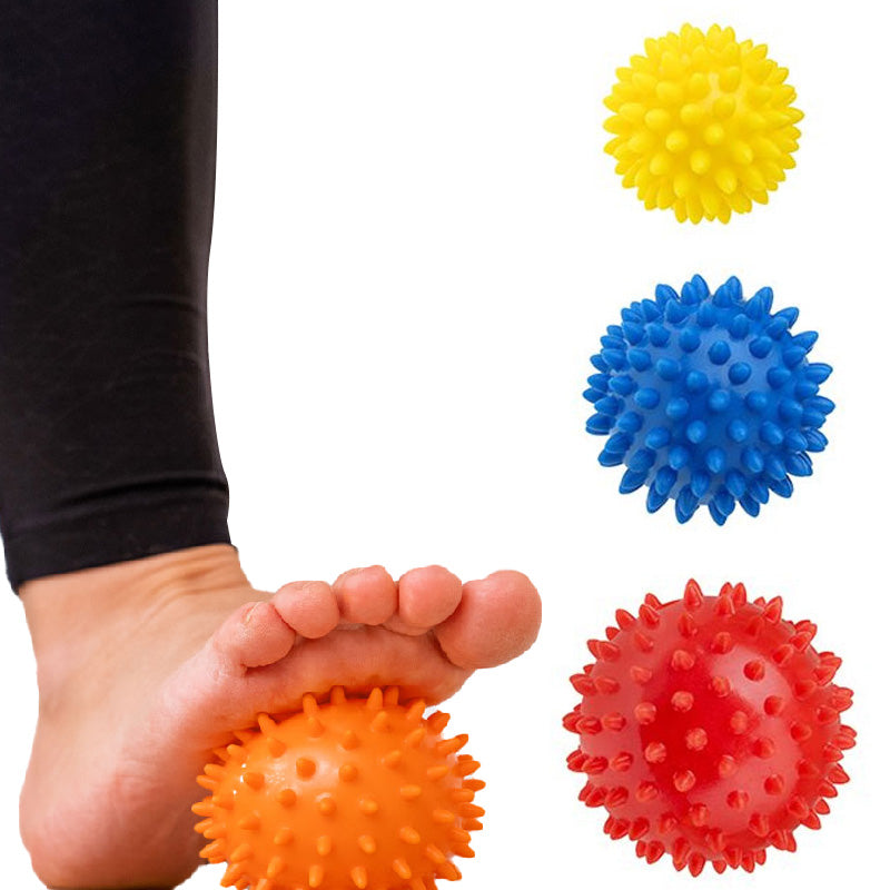 Spiky Massage Balls for Sensory Stimulation and Rehabilitation – Set of 3