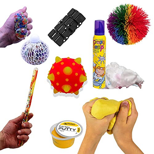 8 Piece Sensory Kit For Autism, ADHD, Stress Relief, Anti-Anxiety