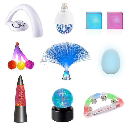 12pcs Sensory Light Up Kit For Relaxation, Night Lights, ADHD and Special Needs Aids