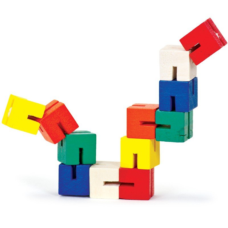 3 x Fidget Blocks – Twist and Lock Sensory Tactile Play