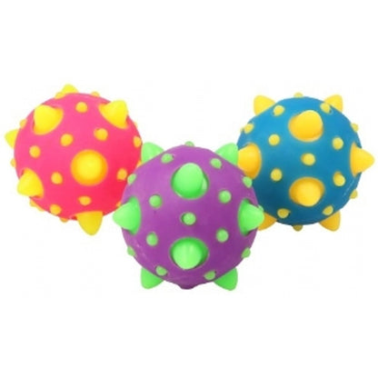 Meteor Space Ball Sensory Tactile Spiky Flashing Blinking Fidget Toy (3 Pack)