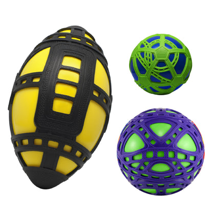 Easy Grip Inflatable Inner Ball Set 1 x American Football (21cm), 1x Medium Ball (16cm), 1 x Large Ball (21cm)