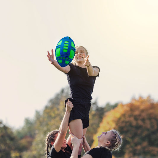 Easy Grip Inflatable Inner Ball Set 1 x American Football (21cm), 1x Medium Ball (16cm), 1 x Large Ball (21cm)