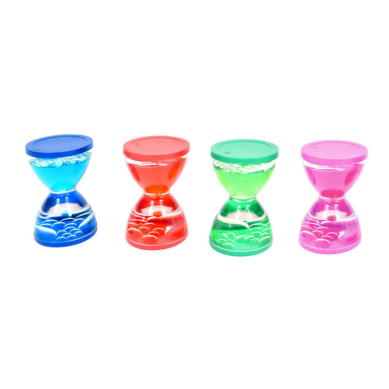 4 x Mini Visual Liquid Timers Sensory