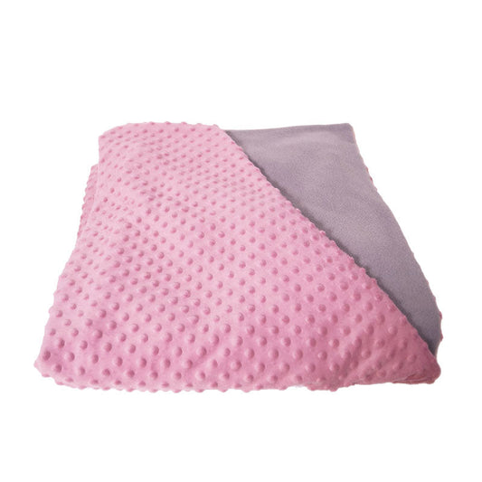 3kg Weighted Blanket Small (90 x 100) Pink/Grey